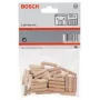 Bosch Wooden Dowels 6 mm x 30 mm, 50 Pieces 2607000444