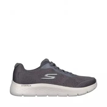 Skechers Men's Go Walk Flex Remark Walking Shoes, Grey/Charcoal, Size 44 EU