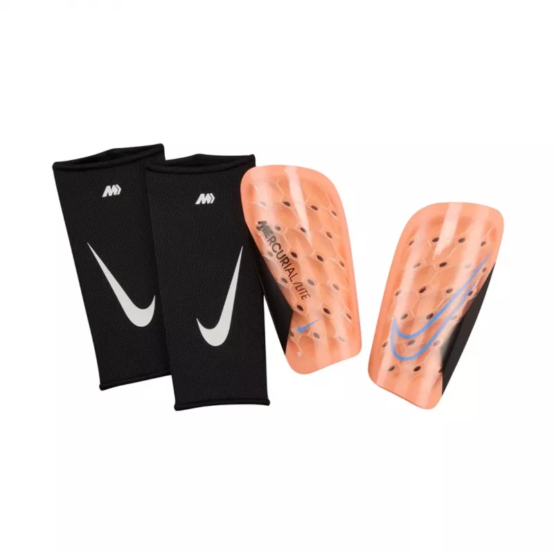 Nike Mercurial Lite Football Shin Guards Orange DN3611 852 Size M