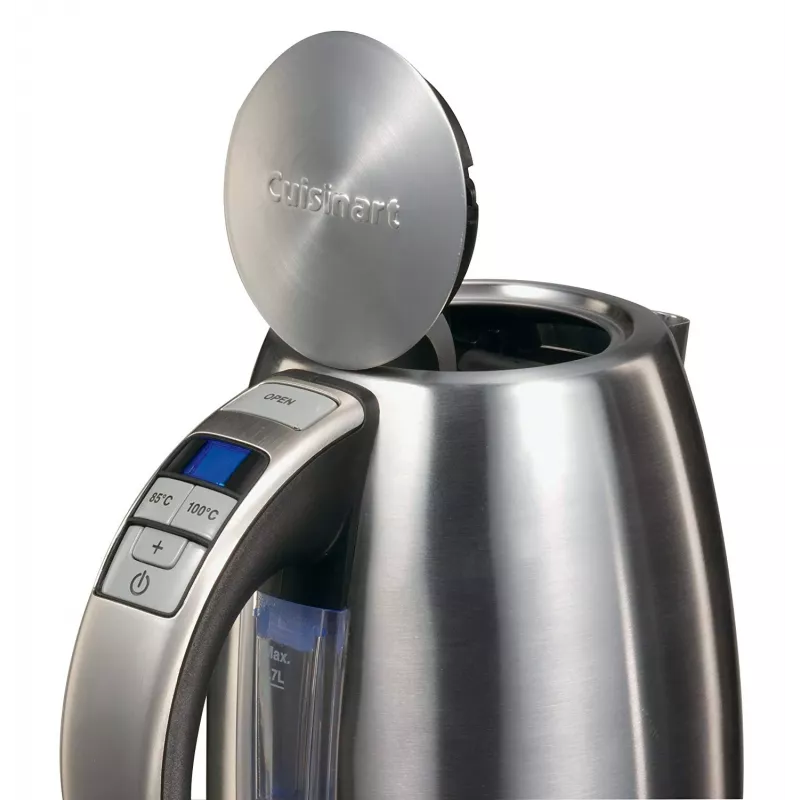 Cuisinart CPK17E-B Electric Kettle, 1.7 L, 1500 W, Stainless Steel, 6 Temperature Settings
