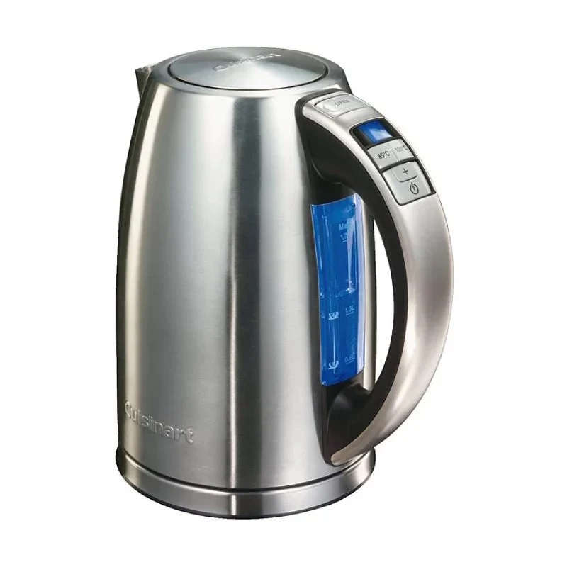 Cuisinart CPK17E-B Electric Kettle, 1.7 L, 1500 W, Stainless Steel, 6 Temperature Settings