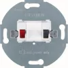 Hager WDF4800PW1 Loudspeaker Connection Socket, 1-Gang, Polar White Matt