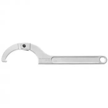 Facom 125A.120 Articulated Hook Wrench 80-120 mm Capacity, 345 mm Length