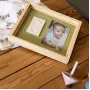 Baby Art Pure Frame Wooden Keepsake Kit for Baby Hand or Foot Impression