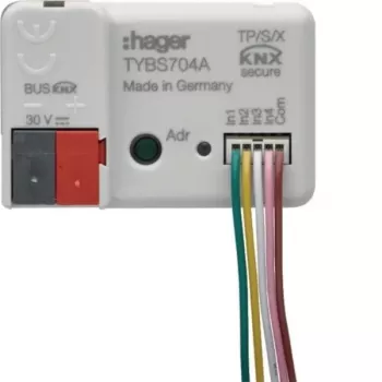 Hager TYBS704A KNX Binary Input 4-Channel Flush-Mounted