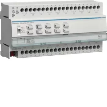 HAGER TYMS620D KNX Secure Switch & Blind Actuator, 20 Switch / 10 Blind Channels, 16 A, DIN Rail