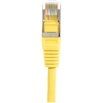 EXERTIS CONNECT CAT.6 F/UTP Patch Cable, Yellow, 0.5 m, Slim Snagless 842051