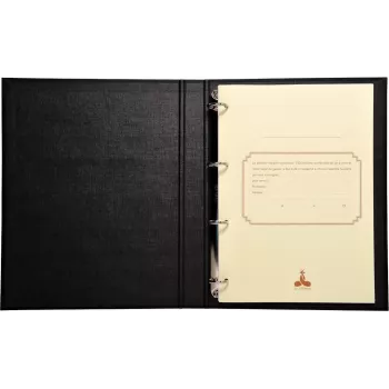 Le Dauphin 932D A4 Ring Binder with Refill, 2 Rings, 35 mm Spine, Polypropylene Cover