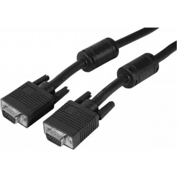 EXERTIS CONNECT SVGA Monitor Cable, 15-pin HD D-Sub Male to Male, 10 m, Black 119730