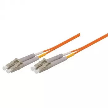 TECLINE OM1 Fibre Patch Cable LC Duplex to LC Duplex, 62.5/125 µm, Orange, 30 m 86330