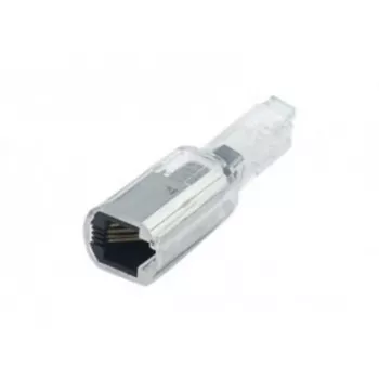 EXERTIS CONNECT Telephone Handset Cord Detangler - Prevents Twisting, 360° Swivel, RJ9/RJ10/RJ22, Black (280101)