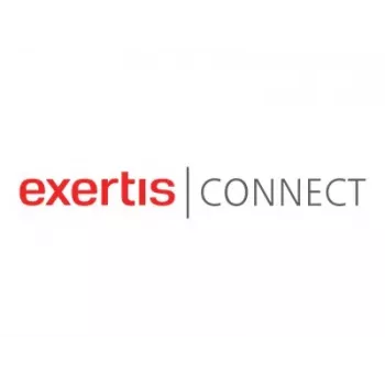EXERTIS CONNECT LWL Patchkabel Eco, 50/125 µm, OM2-Faser, LC Duplex Stecker/ST Duplex Stecker, orange, 1,0 m UPC UPC-Schliff (392671)