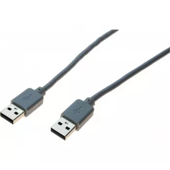 exertis Connect USB 2.0 Data Link Cable, USB-A to USB-A, Grey, 1.8 m 532502