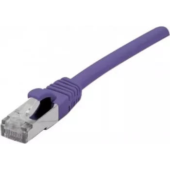 EXERTIS CONNECT Cat. 6 F/UTP Patch Cable, 2 m, Violet, PoE, Halogen-Free 854413