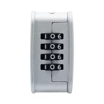 EXERTIS CONNECT Fingerprint Padlock with 4-Digit Combination - Zinc Alloy, IP65, Rechargeable (594500)