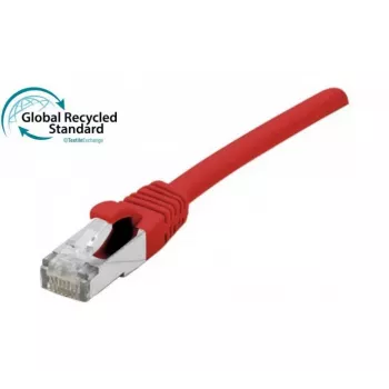 EXERTIS CONNECT RJ45 Patch Cable Cat. 6, F/UTP, GRS-certified, Red, 5.0 m 854625