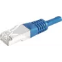 EXERTIS CONNECT Cat.6a F/UTP Patch Cable, 3m, Blue, 10 Gbps, Slim Bend Protection 859521