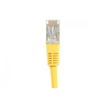 EXERTIS CONNECT 858339 Cat.6A S/FTP Patch Cable, 20 m, Yellow, Slim Boot