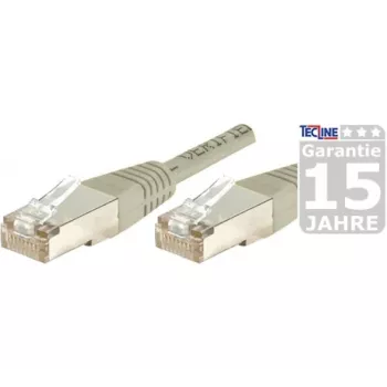 EXERTIS CONNECT CAT.6a F/UTP Patch Cable, 25 m, Grey, 10 Gbps 859512
