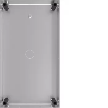 Hager REW306X Flush-Mounted Intercom Housing, 1-Button Mono