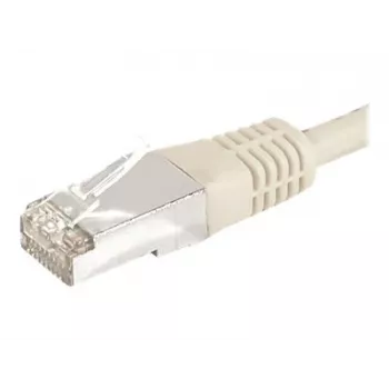 EXERTIS CONNECT CAT.6a F/UTP Patch Cable, Grey, 7.5 m, 10 Gbps, Slim Boot 859508