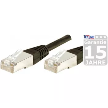 EXERTIS CONNECT Cat.6 F/UTP Patch Cable, 1.5m, Black, Slim Snagless Boot 857943