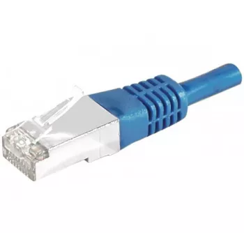 EXERTIS CONNECT Cat6 S/FTP PiMF Patch Cable, RJ45, Blue, 20m 856928