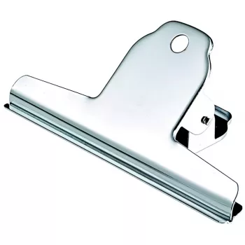 Wonday Metal Spring Clip Nickel 100mm Width 35mm Clamping Capacity 1 Piece FPI000073