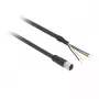 TMSS GERMANY Telemechanique Sensors M12 Female Straight PUR Cable 5m 4-Pin XZCP1141L5