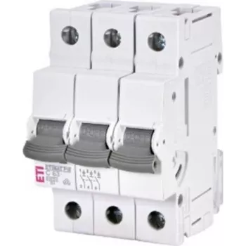 ETI ETIMAT P10 3-Pole 63A C-Curve Miniature Circuit Breaker 001901336