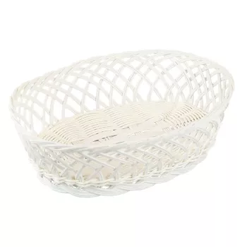 KESPER Rectangular Storage Basket White 31x23.5x8.5 cm