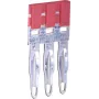 ETI ESC-PTP4/03/R Cross-Connection Jumper Bar, 3-Pole, Red, for ESC-CBC.4 & ESC-CBC.4B Terminal Blocks 003903029