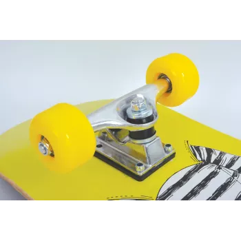 SCHILDKROT Skateboard Kicker 78.70cm (31 inch) Green Dog Deck 790 x 200 mm, 9-ply Maple, Concave - 1 Piece (510604)