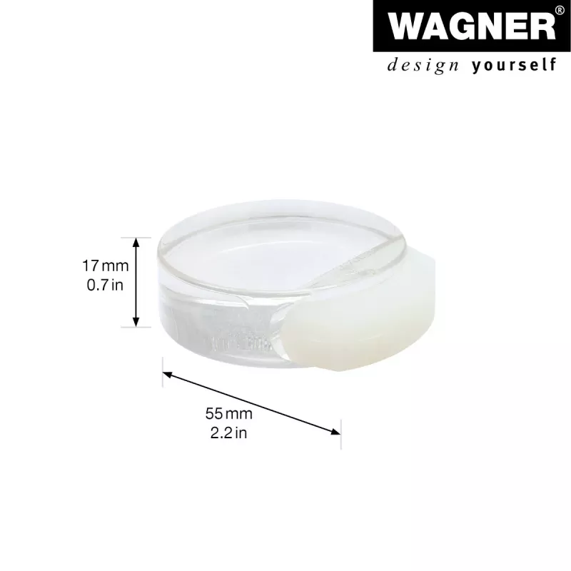 Wagner design yourself EH 5105 CLEAR Floor Door Stopper, Plastic, Transparent (15510511)