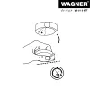 Wagner design yourself EH 5105 CLEAR Floor Door Stopper, Plastic, Transparent (15510511)