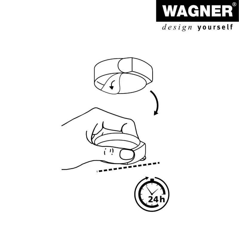 Wagner design yourself EH 5105 CLEAR Floor Door Stopper, Plastic, Transparent (15510511)