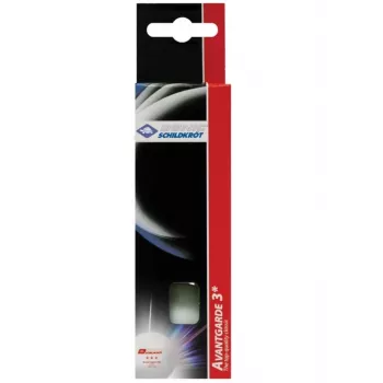 Donic Schildkröt 608334 Table Tennis Balls, 3-Pack, White, ABS, 40mm, Beginner/Recreational