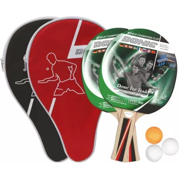 DONIC SCHILDKRÖT Table Tennis Set Top Team 1016.00cm (400) - 2 Rackets Top Team 400, 3 Balls 788495
