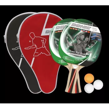 DONIC SCHILDKRÖT Table Tennis Set Top Team 1016.00cm (400) - 2 Rackets Top Team 400, 3 Balls 788495