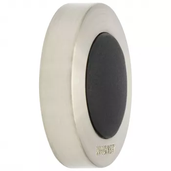 Wagner design yourself EH 5140 Wall Door Stopper Screw or Glue, Die-Cast Zinc and Solid Rubber (15514011)