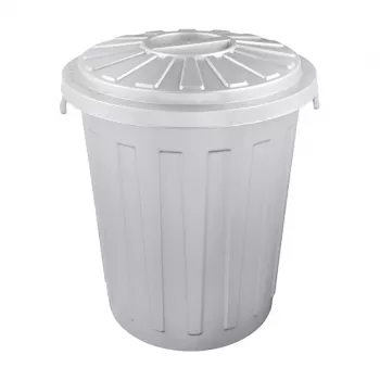 KEEEPER Waste Container Mats 23L Maxi Ø36x42cm Silver