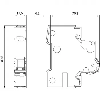 Siemens 5SY41028 MCB 1-Pole C 2A 230/400V 6kA