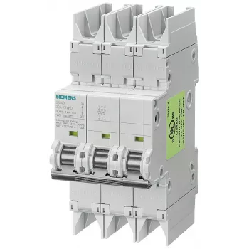 Siemens SENTRON 5SJ4 3-Pole Miniature Circuit Breaker, C-Curve, 16 A, 6 kA, 400 V AC 5SJ43167HG42