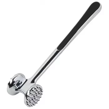KESPER 104838 Meat Tenderizer Hammer, Aluminum Head, Wooden Handle, 27 cm