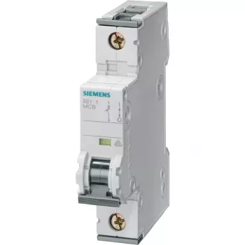 Siemens 5SY5110-7 MCB, 1-Pole, 10 A, Tripping Characteristic C, 6 kA, 230/400 V AC