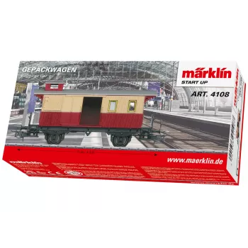Märklin 4108 H0 2nd Class Skirted Passenger Coach DB Era III-IV