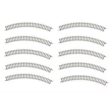Märklin 8520 Z miniclub Curved Track 45° 195 mm - 10 Pieces