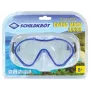 SCHILDKRÖT Junior Diving Mask Tahiti, Dark Blue, Large Field of View, Silicone Mask Body and Head Strap, 1 Piece (940042)