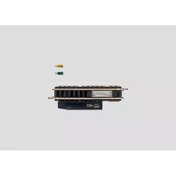 Märklin Z Gauge Straight Uncoupler Track 8587 - 110 mm, Black