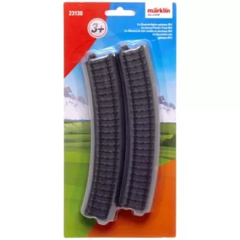 Märklin World 23130 H0 6-Piece Curved Plastic Track Set